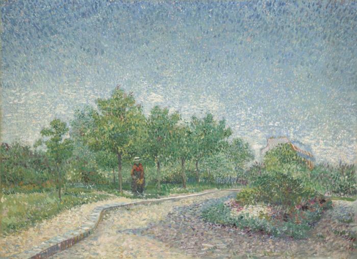 Vincent Van Gogh Corner in Voyer-d'Argenson Park at Asnieres china oil painting image